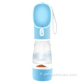 Voyager en plastique portable pour animaux de compagnie botte d'eau potable